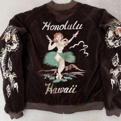 50s 60s souvenir jacket
