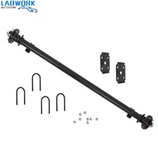 3500 lbs Axle Complete 5 lug w/ U Bolt Kit For Boat Trailer Cargo RV Camper Axel