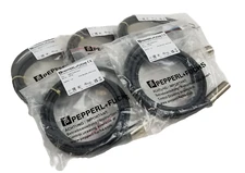 5 Pepperel+Fuchs NBB8-18GM50-E2-M Inductive Proximity Sensor 8mm 5-60Vdc NEW
