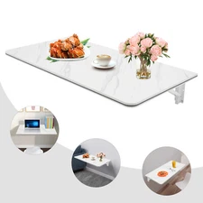 80x40cm white Wall-mounted Folding Table suitable for multiple scenarios