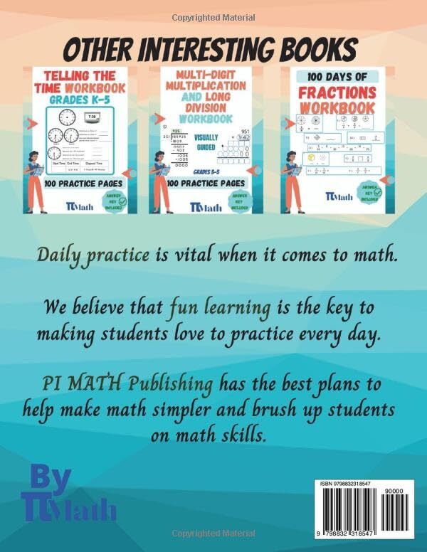 PI MATH 100 days of practicing Area Perimeter Volume and Surface Area workboo... eBay