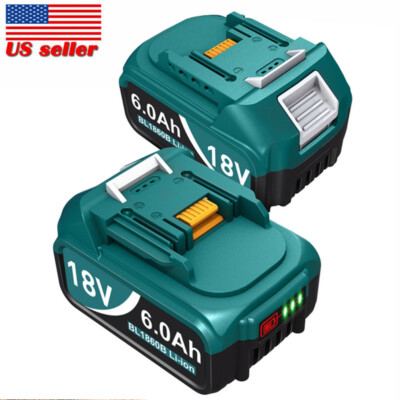 #ad #ad 2Pack For Original Makita 18V 6.0Ah 18Volt LXT Lithium Battery BL1860 BL1860B $49.99