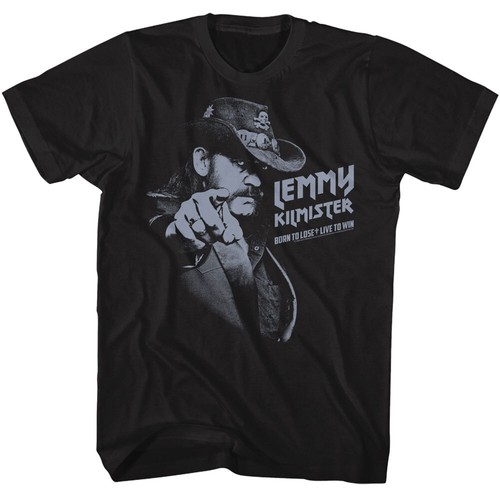 Motorhead Lemmy Kilmister Born To Lose Live To Win Men's T Shirt Rock Band Merch - 第 5/5 張圖片