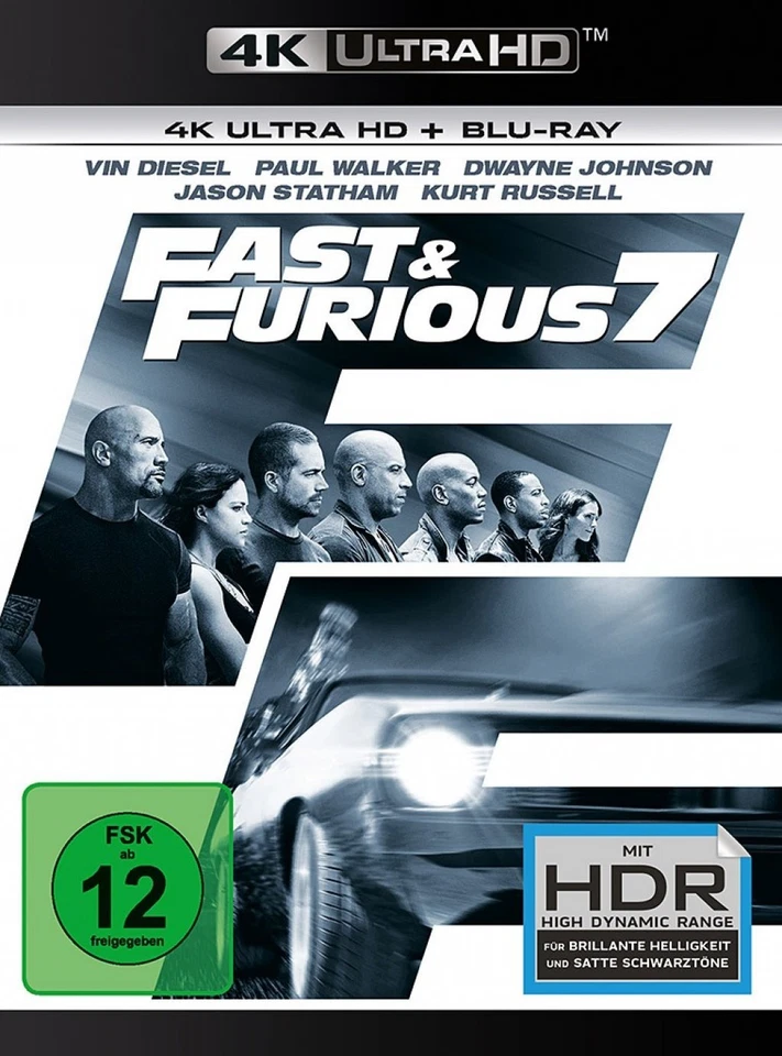 Fast & Furious 7 - 4K Ultra HD Blu-ray + Blu-ray # 2-BLU-RAY-NEU - Bild 2 von 4
