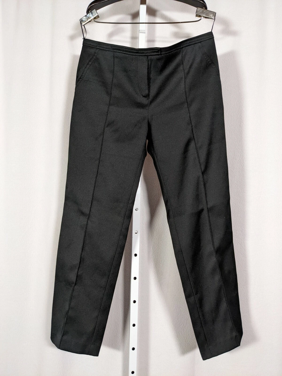 Pantaloni a pieghe in tessuto Balenciaga 2010 Gloss Tech 34" vita