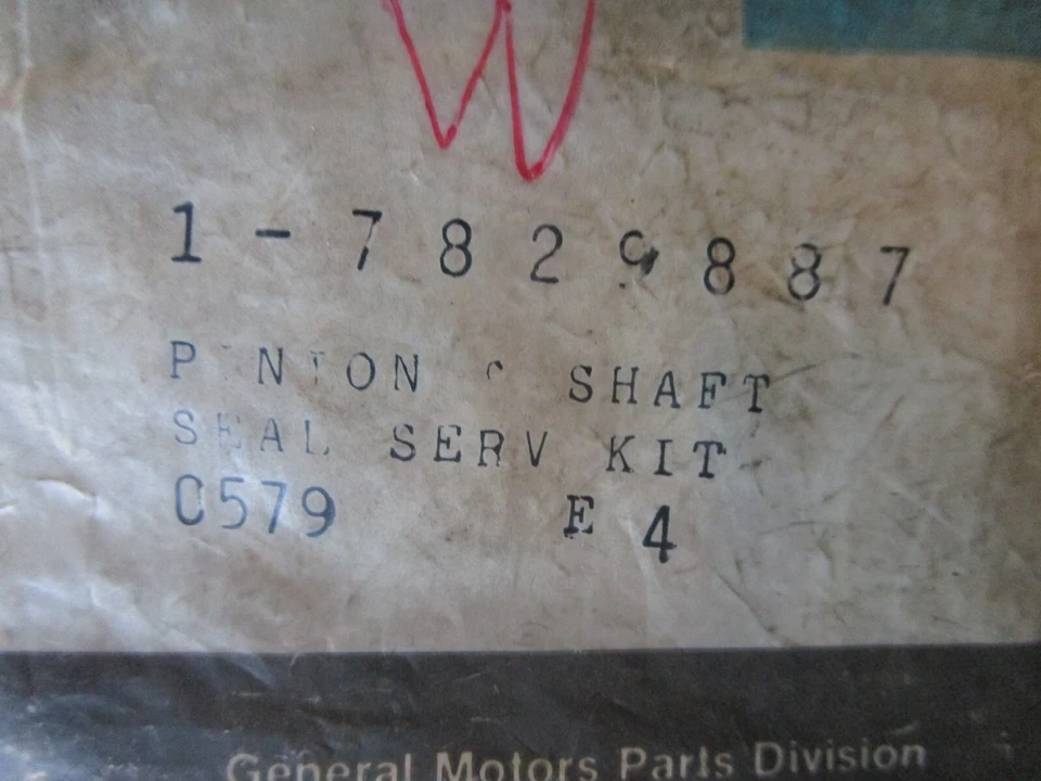 NOS Pinion & Shaft Seal Kit 1980 81 1982 Buick Skylark Olds Omega Chevy Citation - Image 2 of 4