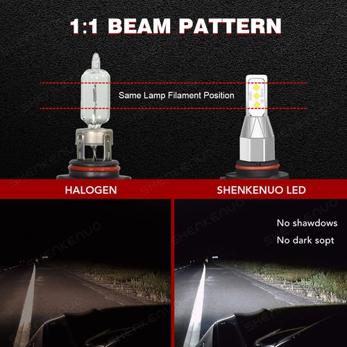 For TOYOTA LANDCRUISER 2008-2011 LED Headlight High Low Beam Fog Light Bulbs Kit - Picture 3 of 14