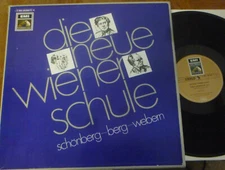 Die neue Wiener schule SCHONBERG - BERG - WEBERN / EMI 