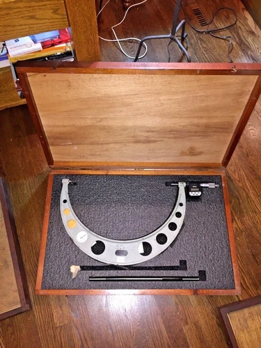 Mitutoyo 14-15" INSIDE MICROMETER WITH STARRETT DIGITAL NO. 293-774