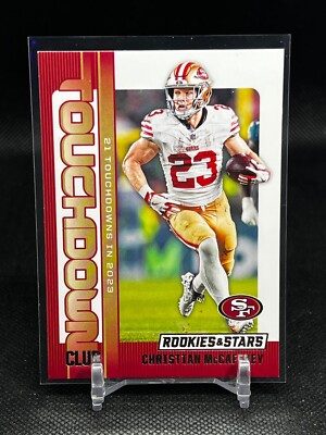 2024 Rookies & Stars Football Touchdown Club Christian McCaffrey #TC-CMY