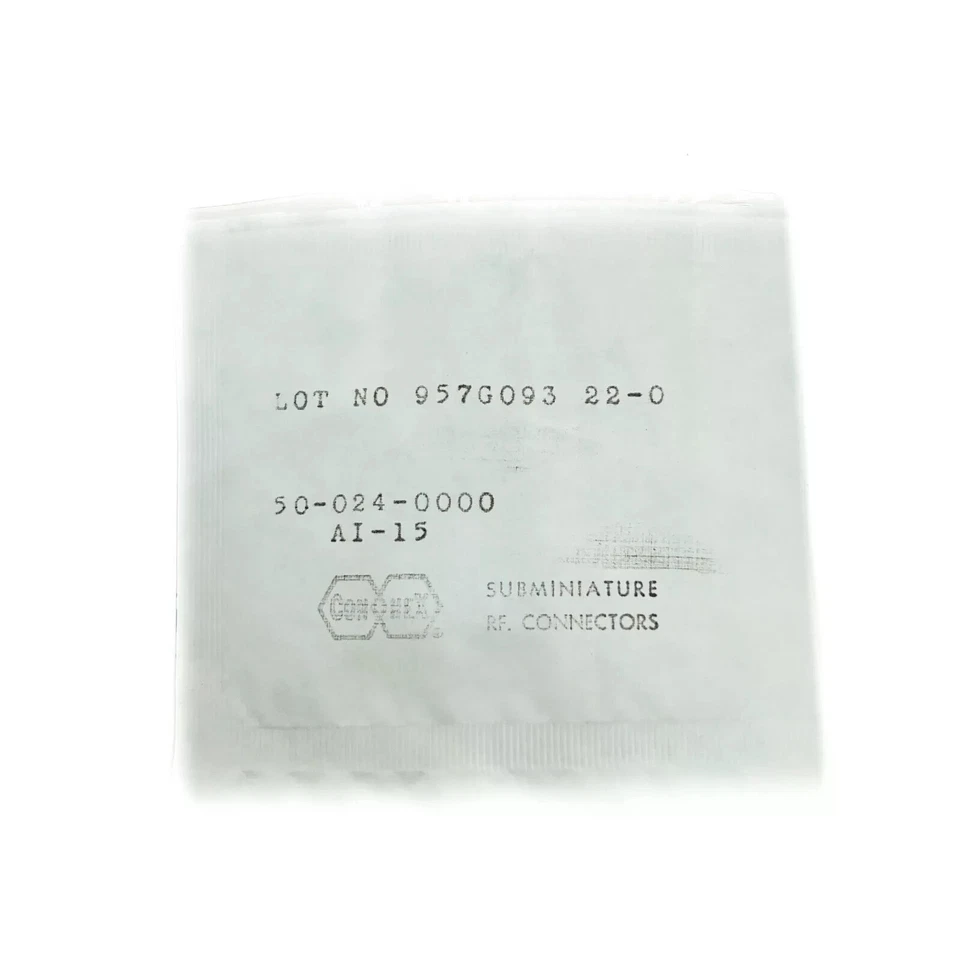 Conector coaxial 5 piezas Sealectro 50-024-0000 RF, enchufe recto, crimpado, latón Foto 3 de 4