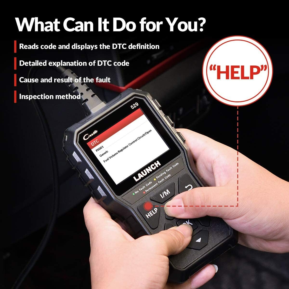 2020 LAUNCH Crp129 Pro Car Diagnostic Scanner Obd2 Code