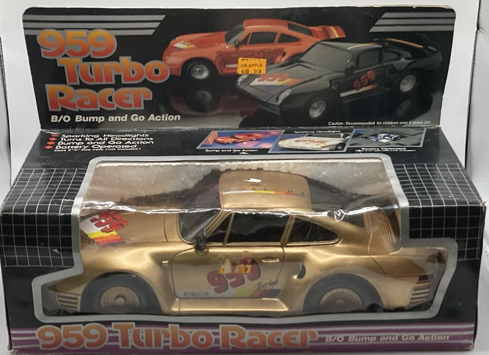 Porsche 959 Turbo Racer B/O Bump and Go Action de colección Foto 2 de 4