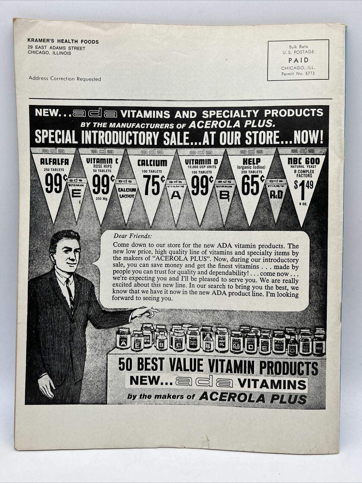 1974 DECEMBER KRAMER'S BETTER NUTRITION Health Food Journal Magazine Product Ads