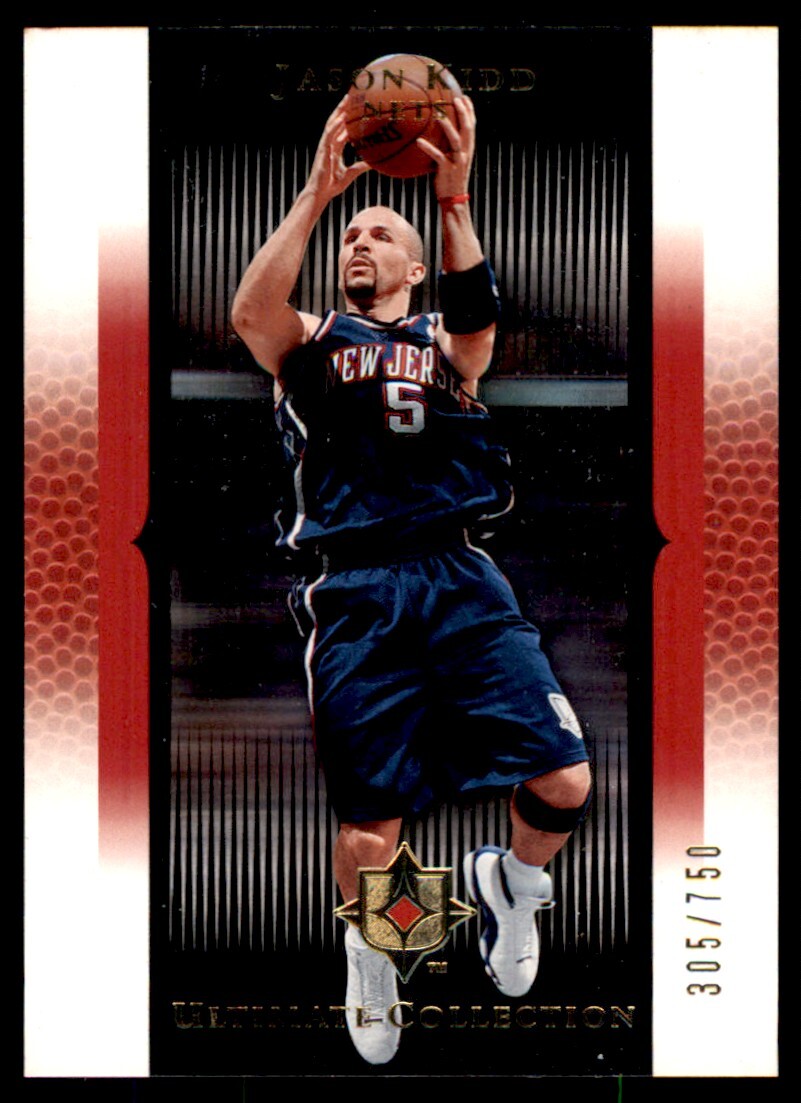 2005-06 UPPER DECK ULTIMATE COLLECTION JASON KIDD 305/750 2005-06 UPPER DECK ULTIMATE COLLECTION JASON KIDD 305/750