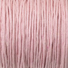 Light Pink 1mm Waxed Cotton Cord - 25 Meters - Jewelry and Craft String