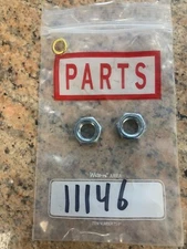 SET OF 2 MULTIQUIP WHITEMAN 11146 MULTIQUIP NUT, HEX JAM 1/2-20