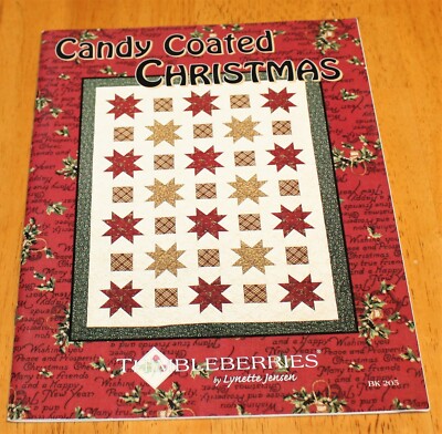 Thimbleberries: CANDY COATED CHRISTMAS Quilt Book #205 by Lynette Jensen - Vguc