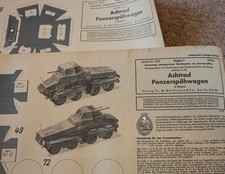 Oryginalny łuk rzemieślniczy koło osiowe wagon panzerski Sd.Kfz. 231 OKW Mateusza 1:20