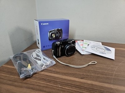CANON PowerShot SX120 IS Compact Digital Camera 10MP 10x Zoom Read