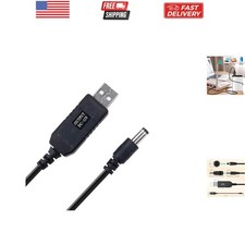 USB Voltage Step Up Converter - DC 5V to 12V, 3ft Cable with DC Jack 5.5 x 2....