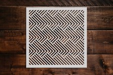 Reusable Geometric Stencil for DIY Crafts  Painting - Wall Art Shapes by Ste  