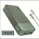 Power Bank 20000mah 45W Portable Fast Charger External Battery for Mobile Green