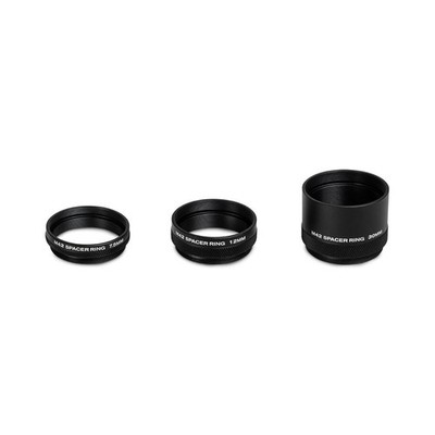 Celestron M42x0.75 T/T2 Thread Spacer Ring Kit (3 Rings - 7.5mm/12mm/30mm) 93618