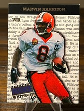 1996 Fleer/Skybox International Rookie Write-Ups #6 Marvin Harrison [RC]