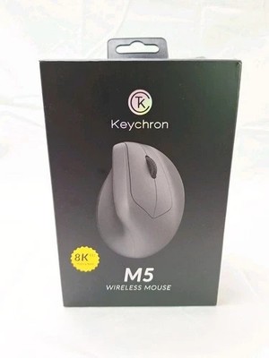 Keychron M5 Multi-Device Bluetooth Wireless Mouse Black 8K
