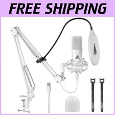 Professional Podcasting Mic Kit with 192kHz/24bit Sound Chip