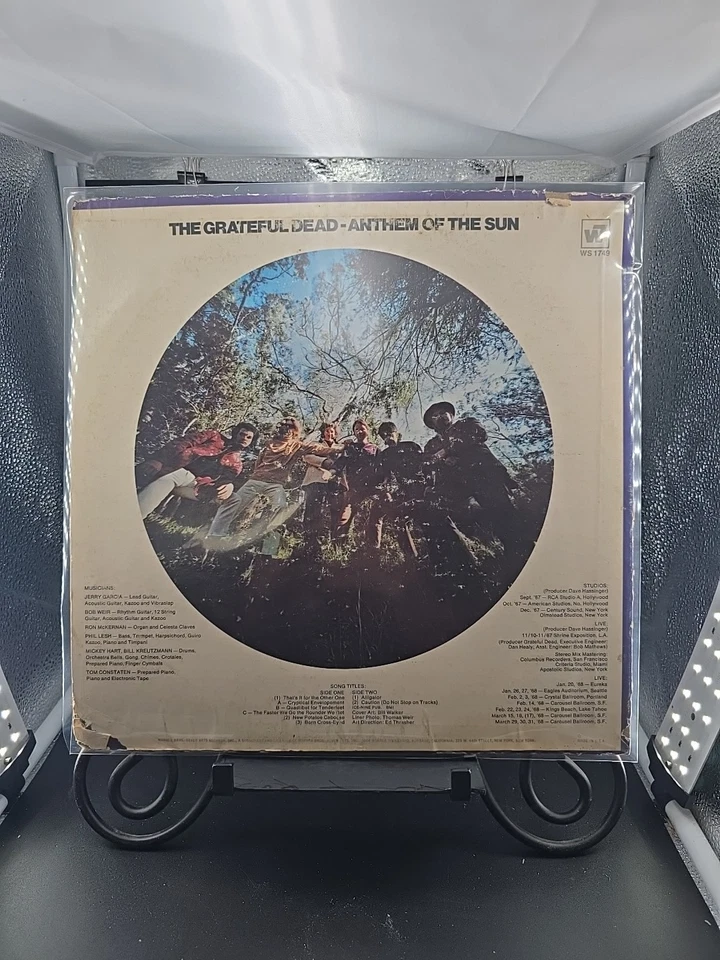 Grateful Dead Anthem of the Sun LP Warner Bros. 1968 1st Press Original VG/G+ - Image 2 of 4