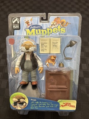 PALISADES TOYS MUPPETS / MUPPET SHOW POPS THE DOORMAN WITH GAFFER THE CAT NEW