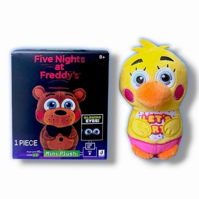 FNAF Toy Chica 4  Mini Plush GITD Eyes Jazwares Five Nights Freddy s