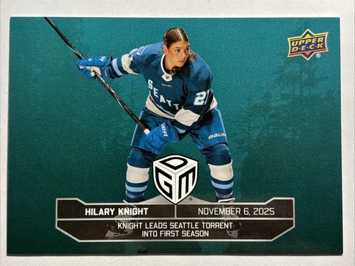 2025-26 25/26 Upper Deck Game Dated Moments PWHL PRE-2 Hilary Knight Torrent