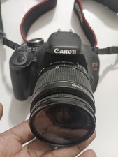 Canon EOS Rebel T3i 18.0MP Digital SLR Camera w/ 18-55mm Lens 16gbSD Bat No Char