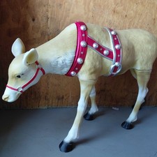 Home Accents Holiday Feeding Reindeer 4.5 Feet LED Christmas Yard Art - READ