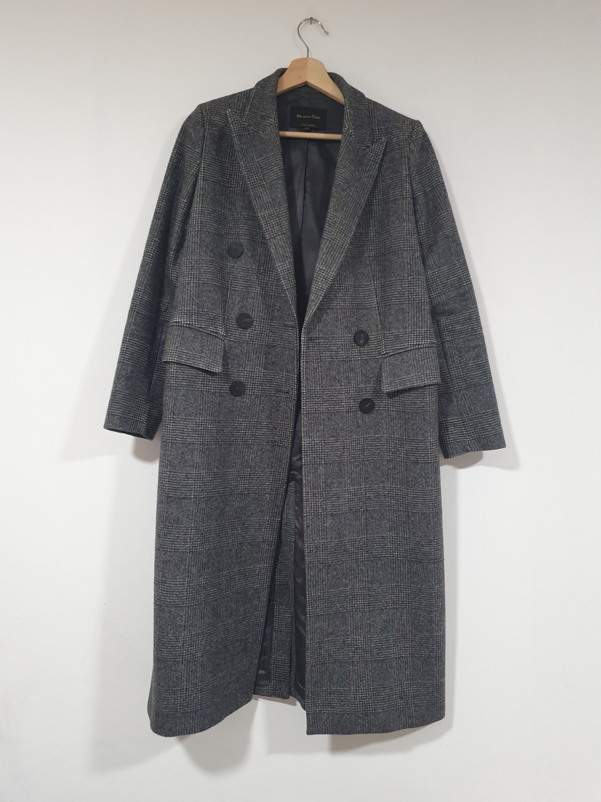Massimo Dutti Check Coat Size 8 RRP £225 image 8