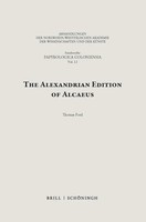 The Alexandrian Edition Of Alcaeus | Thomas Ford | Englisch | Buch | XII | 2025
