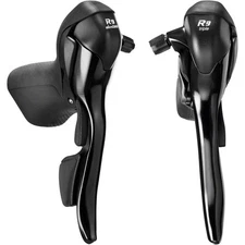 R9 Drop Bar Shift/Brake Lever Set 3 x 9-Speed, Shimano Comp., Black SB-R493-BK
