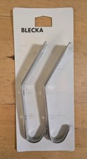 IKEA BLECKA Ganci in acciaio inox lunghi 7" confezione da 2 - 18612