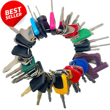 50PCS Heavy Equipment Key Set Construction Ignition Master Set for CAT JCB - US