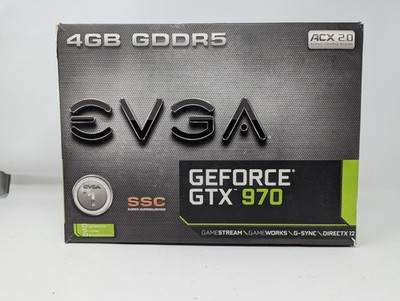EVGA NVIDIA GeForce GTX 970 SSC 4 GB GDDR5 PCI Express 3.0 x16 Video Card