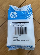 HP 63XL High Yield Tri-Color Original Ink Cartridge - New