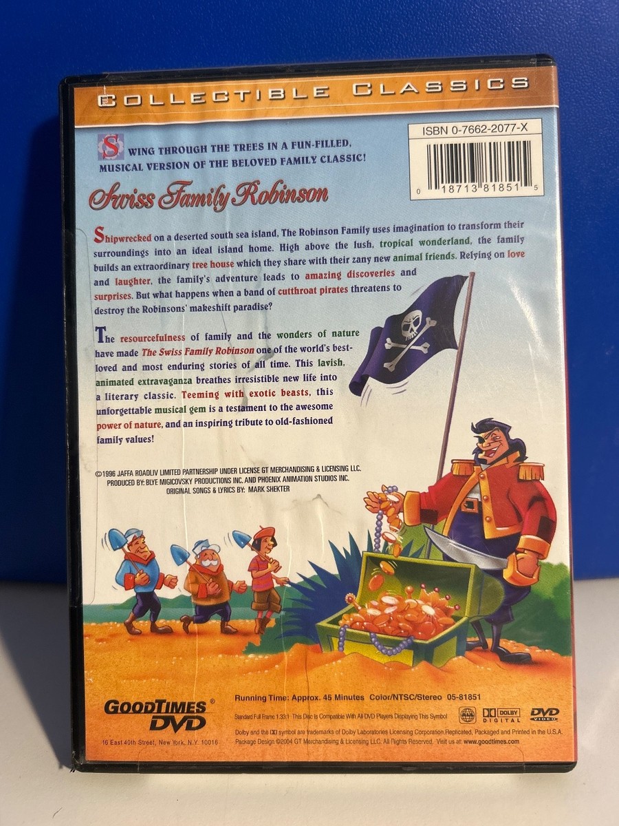 Swiss Family Robinson (DVD) Collectable Classics……..…BRAND NEW