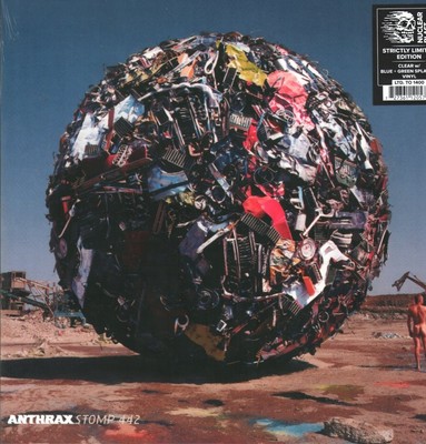 Anthrax Stomp 442 LP vinyl Europe Nuclear Blast 2024 Limited clear blue green