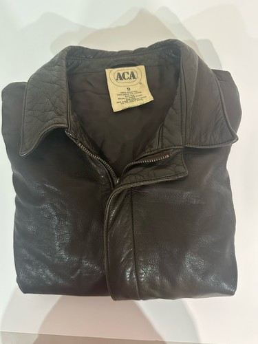 Vintage Acá Joe 9 Cowhide Brown Jacket - Picture 11 of 12