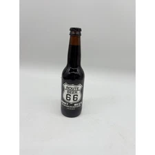 Route 66 Soda & Bottling Root Beer 12 FL OZ Glass Bottle Collectible