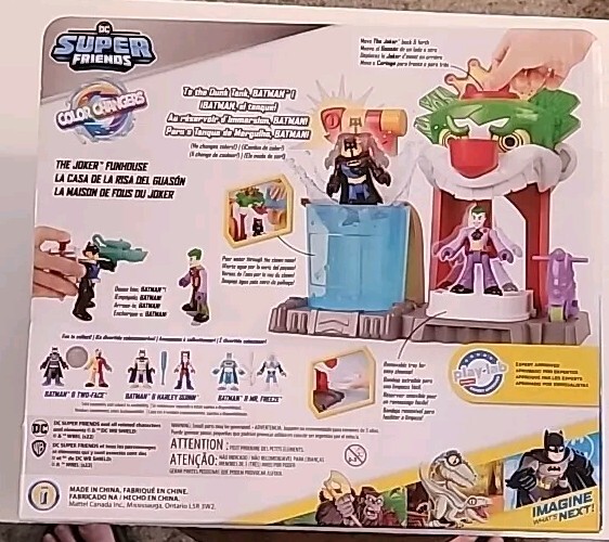 Fisher Price Imaginext DC Super Friends The Joker Funhouse Color ...