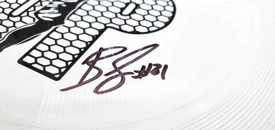 Brodie Smith Signed Autographed Ultimate Frisbee Disc "MAN UP" - Image 2 of 3